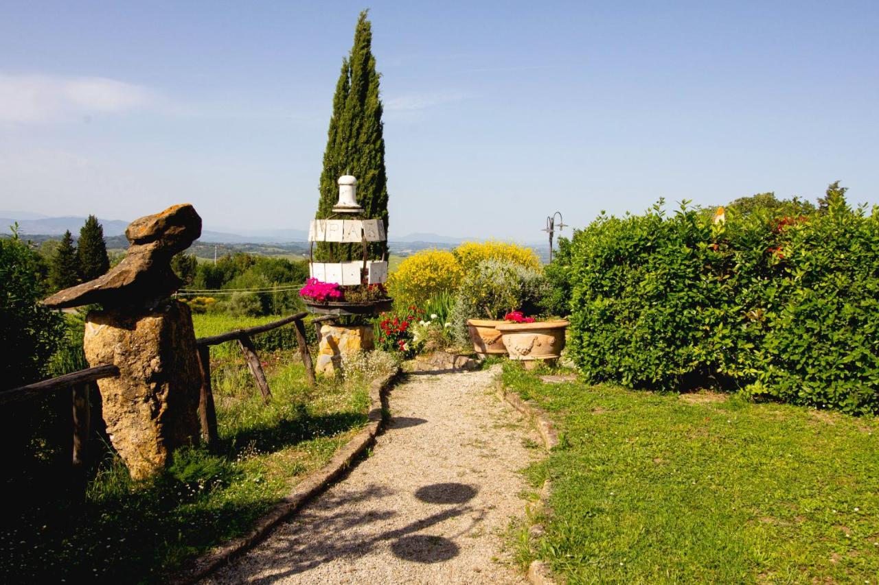 Agriturismo Poggio Pistolese Montaione Luaran gambar