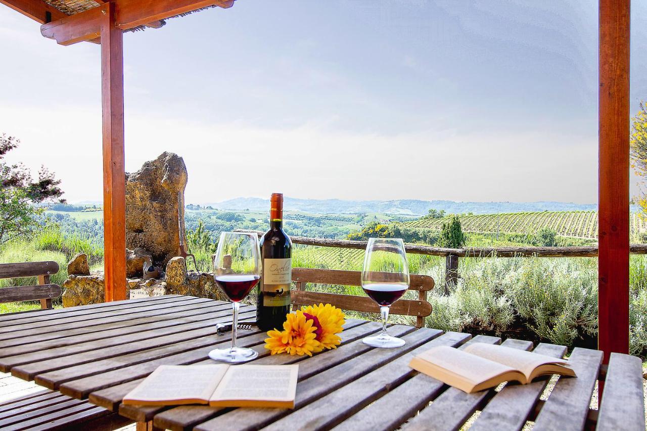 Agriturismo Poggio Pistolese Montaione Luaran gambar
